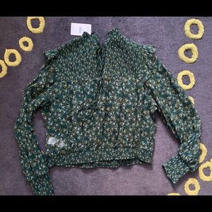 Brand new flowy free people blouse